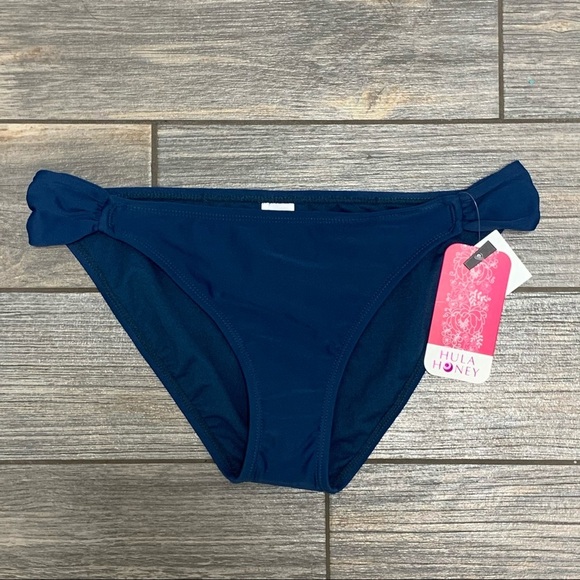NWT Hula Honey Side Tab Hipster Bikini Bottom M L - Picture 2 of 5